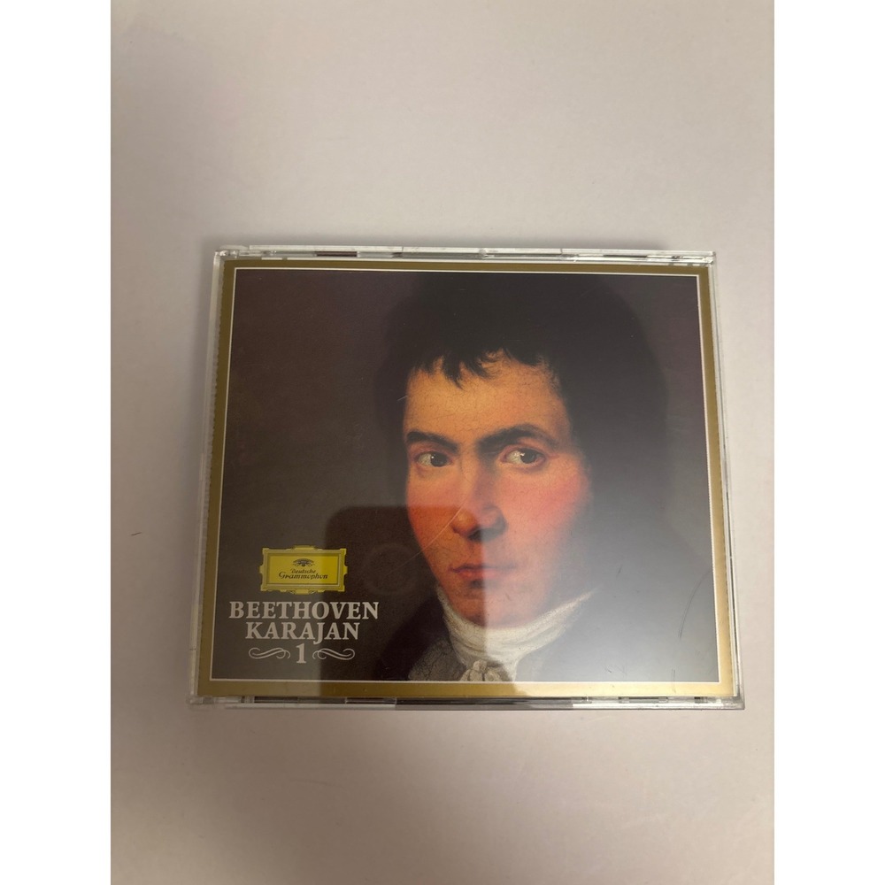 Deutsche Grammophon Beethoven Karajan Symphonies 1-6 CD Box Set Excellent 3-Disc